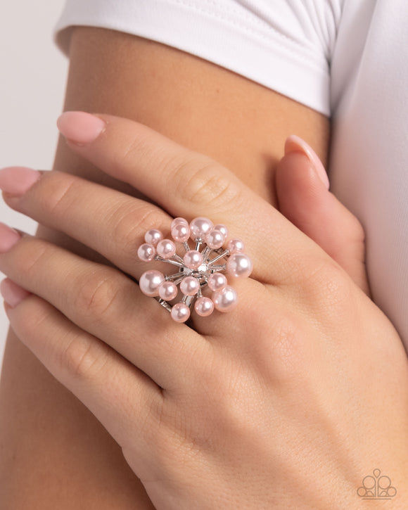 Bubbly Beau - Pink Ring - Paparazzi Accessories