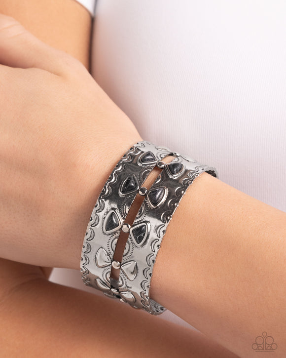 Harmonious Haven - Black Bracelet - Paparazzi Accessories