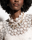 Flickering Finesse - Brown Necklace - Paparazzi Accessories