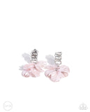 stacked-sprigs-pink-clip-on-paparazzi-accessories