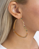 Halftime Hearts - Multi Earrings - Paparazzi Accessories