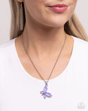 Aerial Aria - Purple Necklace - Paparazzi Accessories