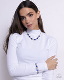 Serrated Secret - Blue Bracelet - Paparazzi Accessories