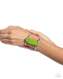 Spotted A Mile Away - Green Bracelet - Paparazzi Accessories