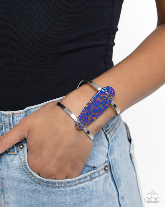 Spotted A Mile Away - Purple Bracelet - Paparazzi Accessories