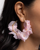 Petaled Pageant - Gold Earrings - Paparazzi Accessories
