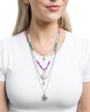 Oceanic Obligato - Purple Necklace - Paparazzi Accessories