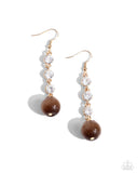 classy-cadence-brown-earrings-paparazzi-accessories