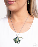 Tropical Talent - Green Necklace - Paparazzi Accessories