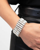 Ambitious Arrangement - White - 2024 Zi Collection Bracelet - Paparazzi Accessories