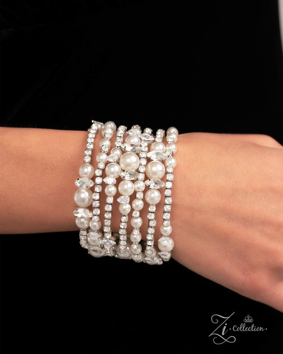 Sentimental Value - White - 2024 Zi Collection Bracelet - Paparazzi Accessories