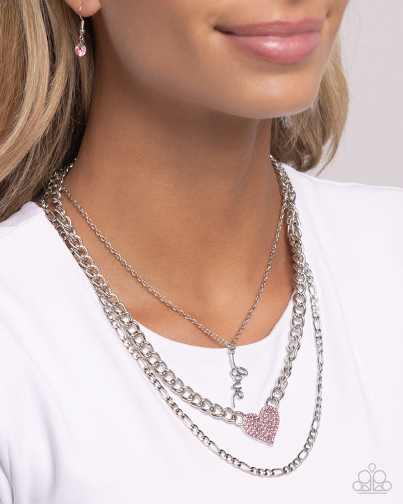 Luxurious Love - Pink Necklace - Paparazzi Accessories