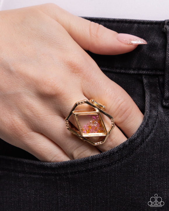 Diamond in the STUFF - Gold Ring - Paparazzi Accessories