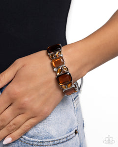 Lavish Laurels - Brown Bracelet - Paparazzi Accessories