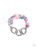 hammered-haven-pink-bracelet-paparazzi-accessories