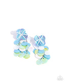 under-the-waves-blue-post earrings-paparazzi-accessories