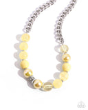 opulent-opacities-yellow-necklace-paparazzi-accessories