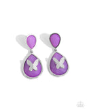 bright-this-sway-purple-post earrings-paparazzi-accessories