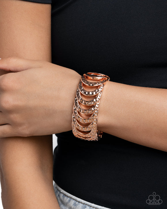 Hardware Haute - Copper Bracelet - Paparazzi Accessories