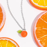 Orange Opulence - Orange Necklace - Paparazzi Accessories