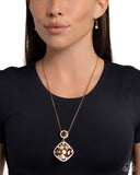 Pronged Princess - Brown Necklace - Paparazzi Accessories