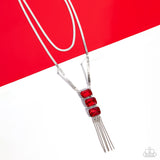 Passionate Pageantry - Red Necklace - Paparazzi Accessories