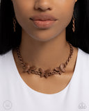 Aerial Ambition - Copper Necklace - Paparazzi Accessories