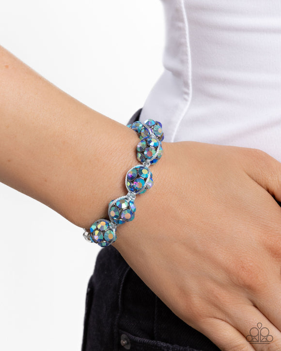 Knotted Kindness - Blue Bracelet - Paparazzi Accessories