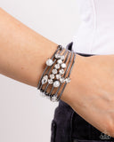Showtime Sparkle - Black Bracelet - Paparazzi Accessories