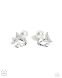modular-mermaid-white-post earrings-paparazzi-accessories