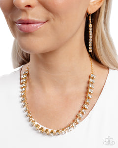 Linked Lady - Gold Necklace - Paparazzi Accessories