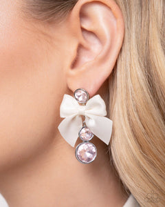 Genteel Glam - Pink Post Earrings - Paparazzi Accessories