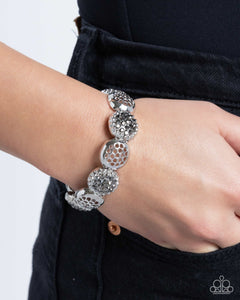 Airily Adorned - Silver Bracelet - Paparazzi Accessories