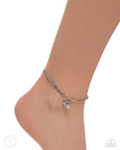 Conch Comeback - White Anklet - Paparazzi Accessories