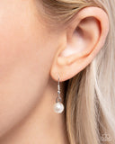 Pearl Pedestal - Blue Necklace - Paparazzi Accessories