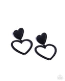 casual-chemistry-black-post earrings-paparazzi-accessories