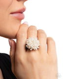 Never Ending Style - White Ring - Paparazzi Accessories