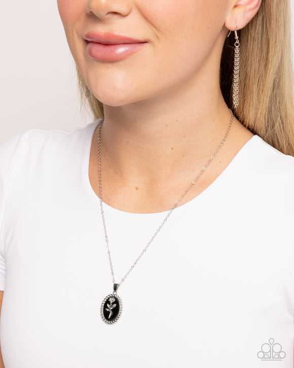 Cottagecore Confidence - Black Necklace - Paparazzi Accessories