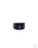 trenchant-triangle-blue-ring-paparazzi-accessories