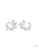 castle-courting-white-post earrings-paparazzi-accessories