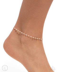 Pearl Purpose - Gold Anklet - Paparazzi Accessories