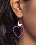 Acceptable Affection - Purple Earrings - Paparazzi Accessories