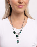 Artistic Elegance - Green Necklace - Paparazzi Accessories