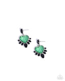 resort-radiance-green-post earrings-paparazzi-accessories