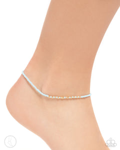 Basic Brightness - Gold Anklet - Paparazzi Accessories