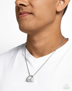 City Chase - Silver Mens Necklace - Paparazzi Accessories