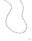 complimentary-chain-silver-mens necklace-paparazzi-accessories