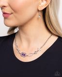 Aerial Approval - Purple Necklace - Paparazzi Accessories