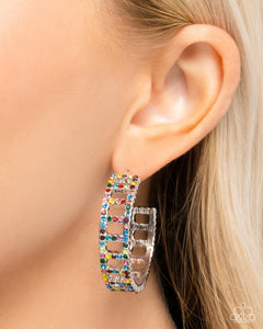 Bridging Brilliance - Multi Earrings - Paparazzi Accessories