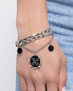 Preppy Present - Black Bracelet - Paparazzi Accessories